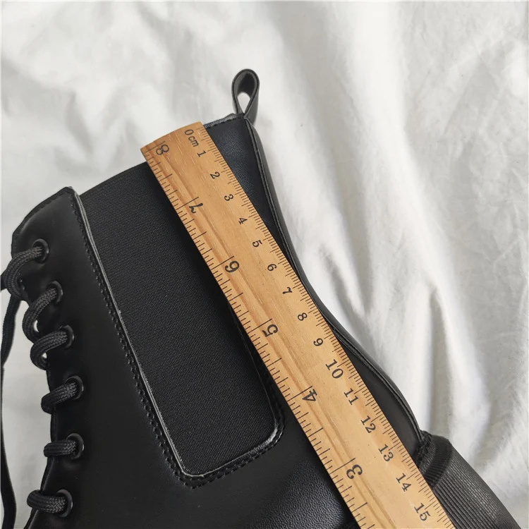Title 3, Womens Martin Boots, All-match British Style S...