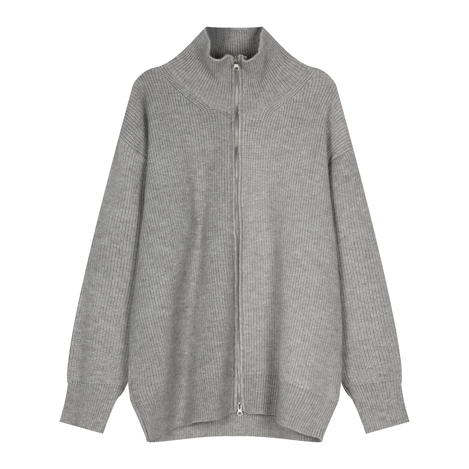 Title 5, Mens Loose Personality Double Zipper Design La...