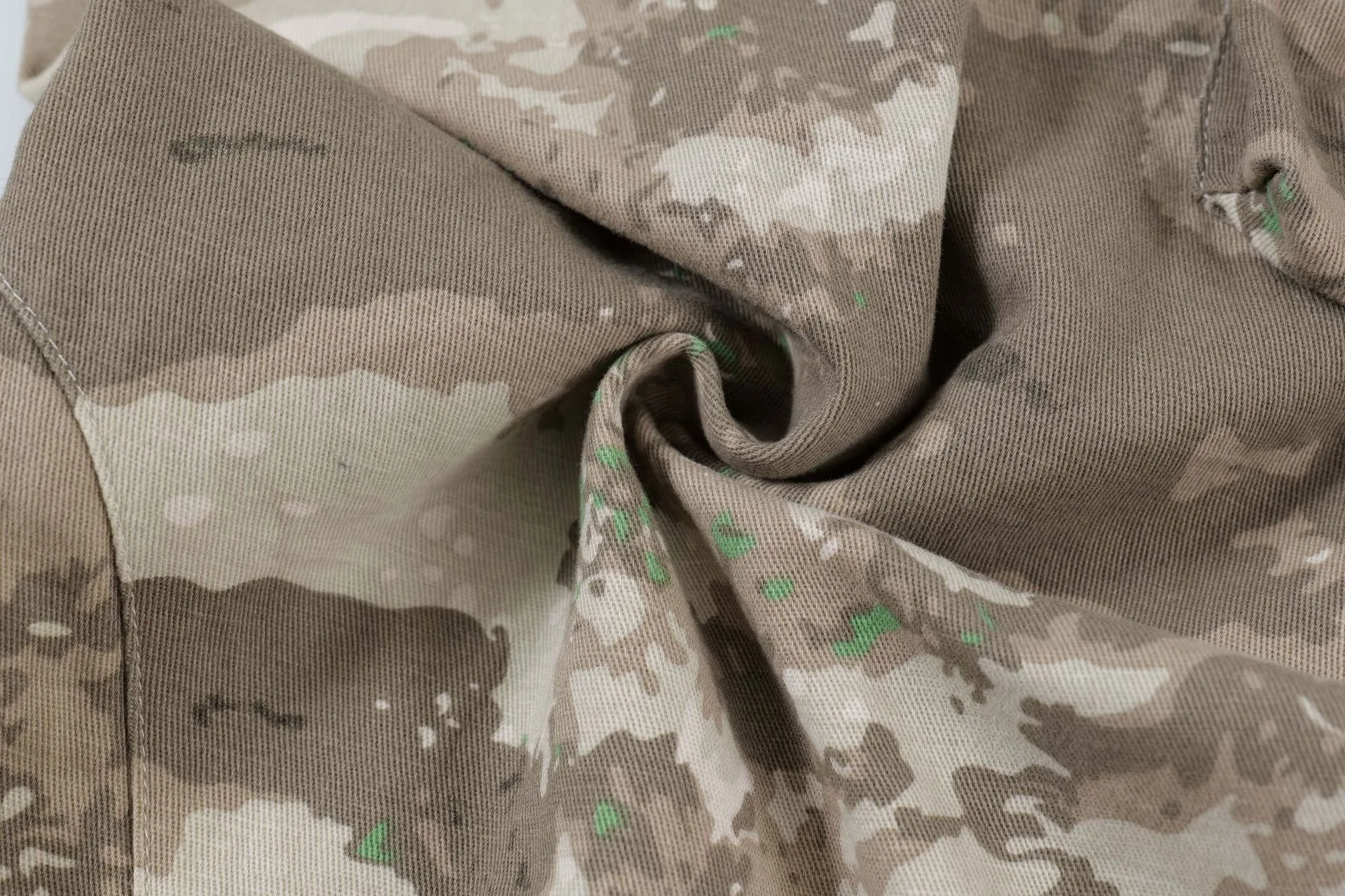 Title 26, Multi-pocket Camouflage Denim Overalls, Loose W...