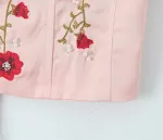 Women's Embroidered And Beaded Tube Top Waist Seal — photo 13