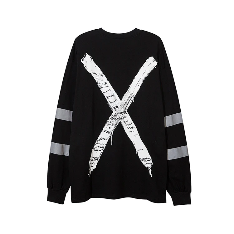 Gothic Long Sleeve Printed T-shirt Men — photo 2