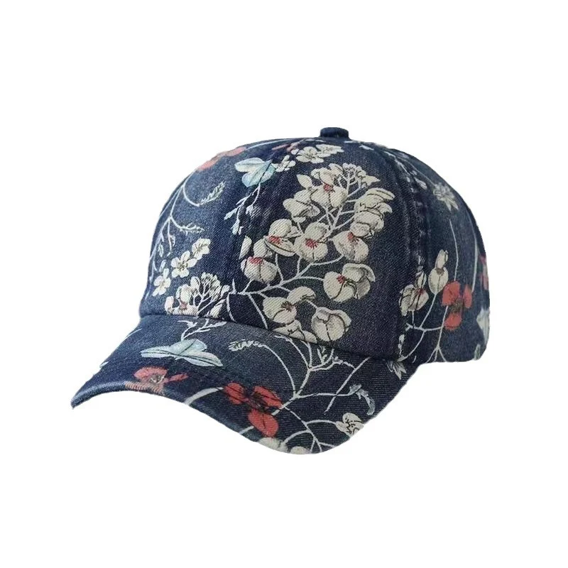 Boné de beisebol Denim National Advance com estampa floral combinando com tudo. Ideal para um visual moderno e confortável em diversas ocasiões. — foto 3