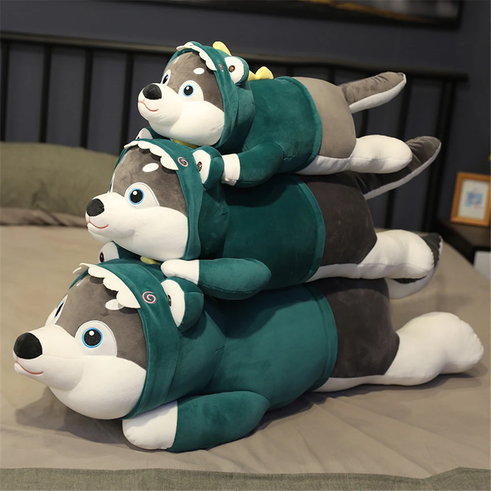 Pelúcia de Husky de Desenho Animado Criativo — foto 5