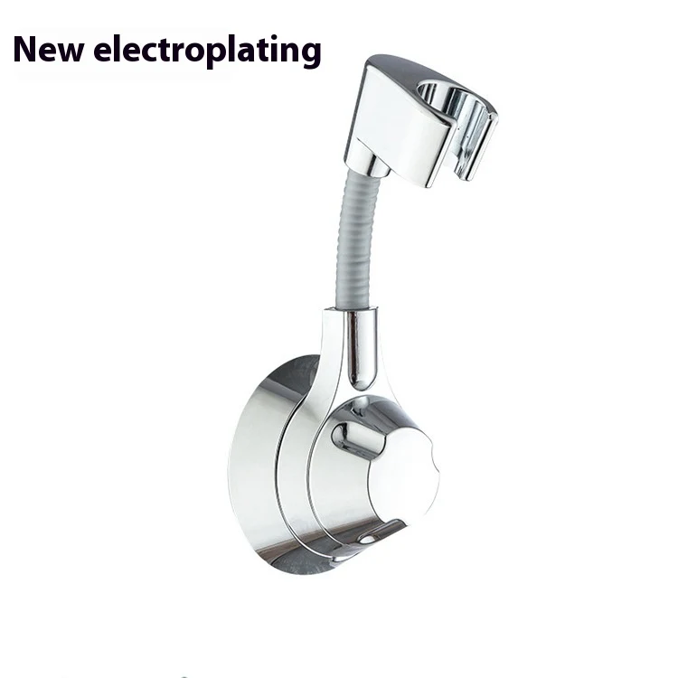 Universal Adjustable Shower Head Bracket Traceless Paste, easy installation, no drilling, secure hold, adjust shower hea — photo 3