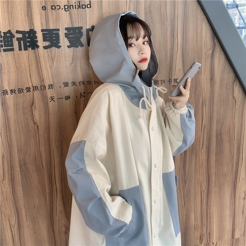 Title 14, Trench coat da donna sottile, ampio e casual, d...