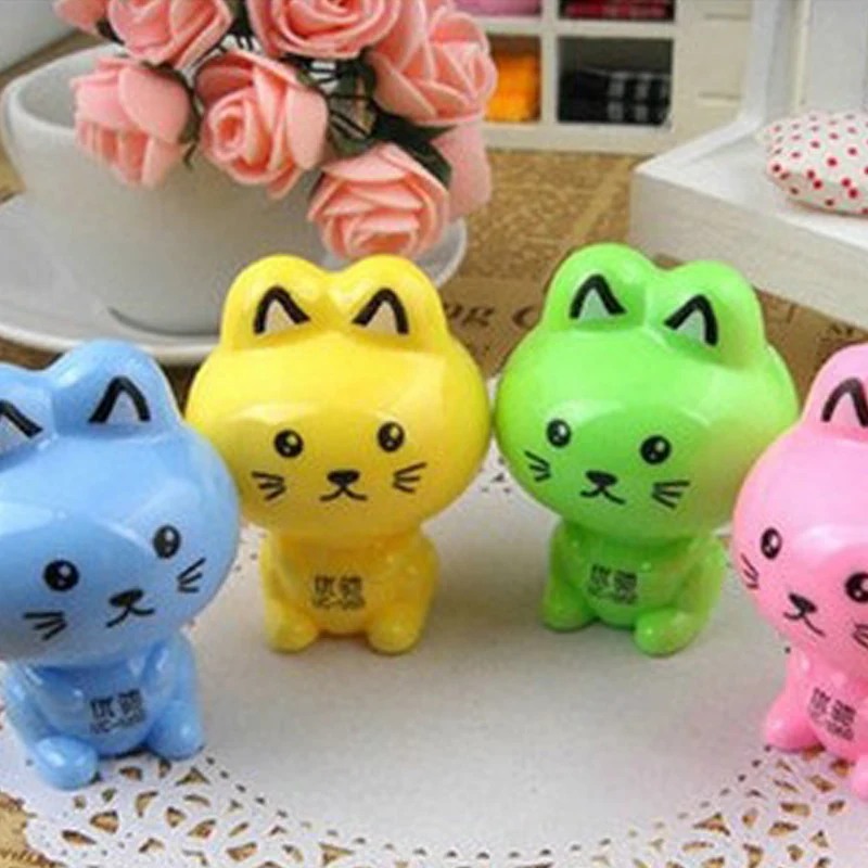 Title 6, Apontador de lápis fofo com formato de gatinho ...