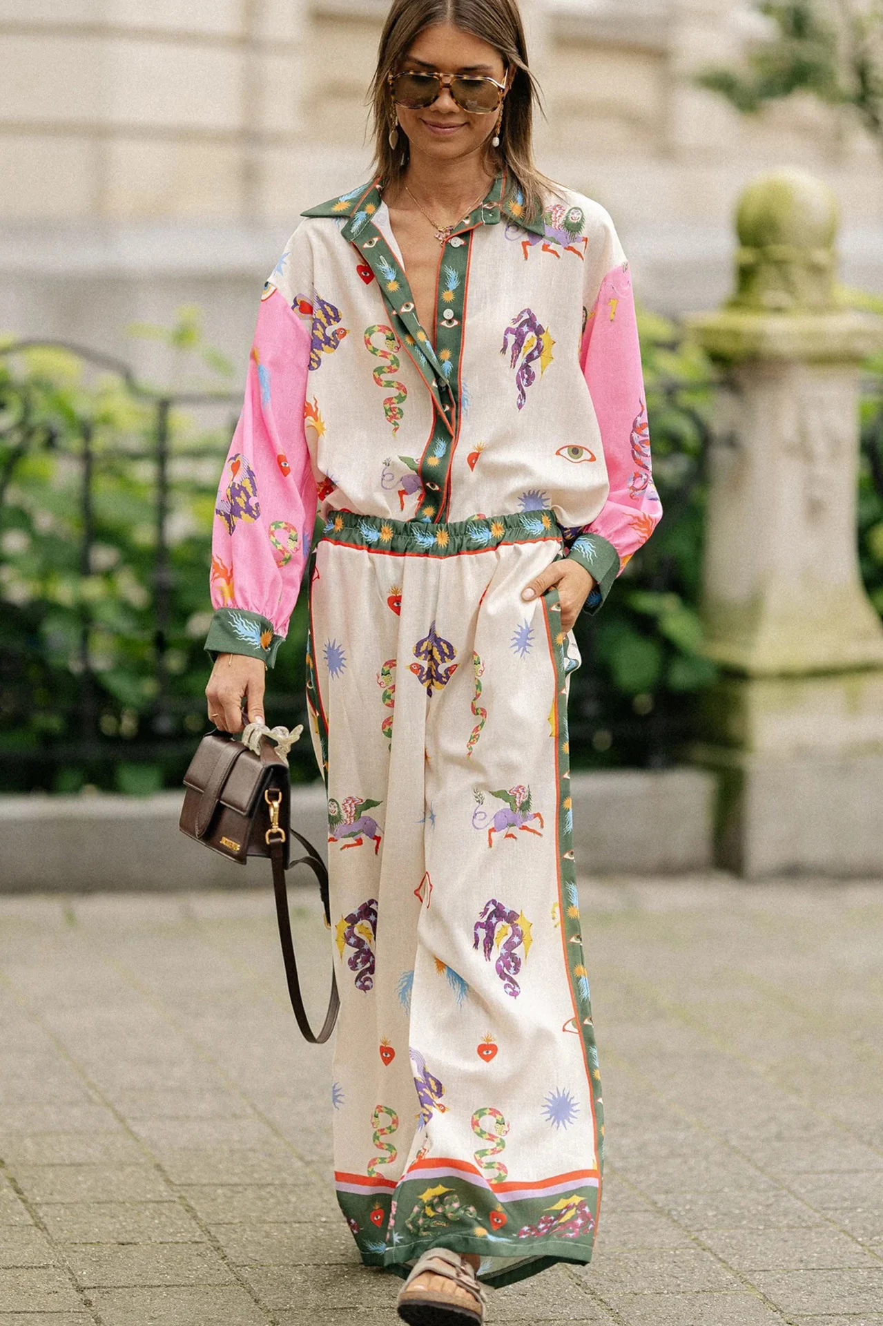 Title 12, Completo due pezzi donna casual e ampio, manica...