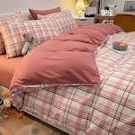 Pink large grid