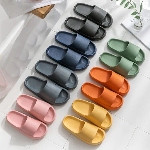 Title 5, Zapatillas de casa gruesas para sensación de ex...