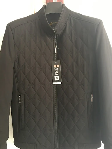 Title 2, Mens Fall Winter Coat Jacket Cotton Padded Jac...