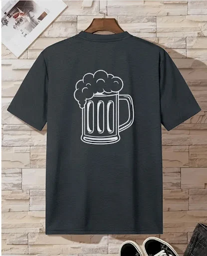 Title 5, 3D Digital bedrucktes Casual Rundhals T-Shirt, ...