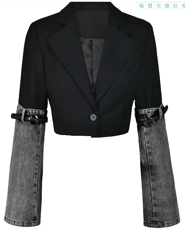 New Design Sense Cuff Belt Versatile Short Top offers a stylish and comfortable fit, perfect for everyday wear and speci — photo 3
