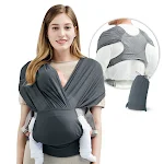 Sling abraçador para recém-nascidos com mãos leves para ninar e acalmar o bebê, promovendo um sono tranquilo e seguro. — foto 2