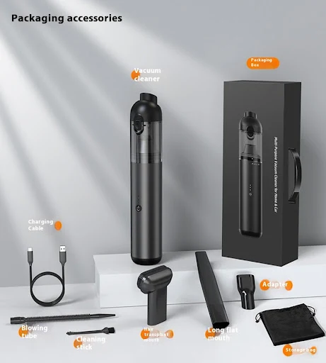 Title 12, Wireless Cleaner Dual Use In Car and Home Porta...