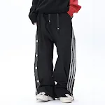 Men's Side Striped Stitching Tooling Straight Pants, Comfortable and Stylish Design, Perfect for Casual Wear and a Moder — photo 12