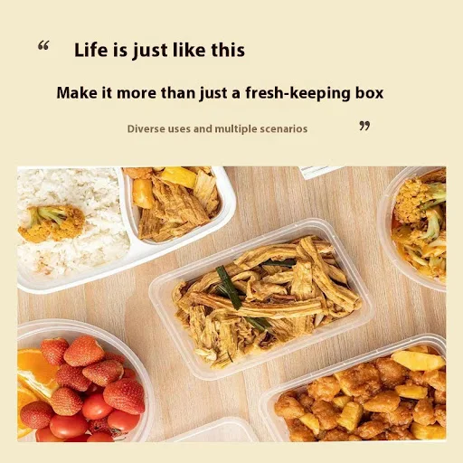 Title 9, Food Grade Rectangular Transparent Thickened Di...