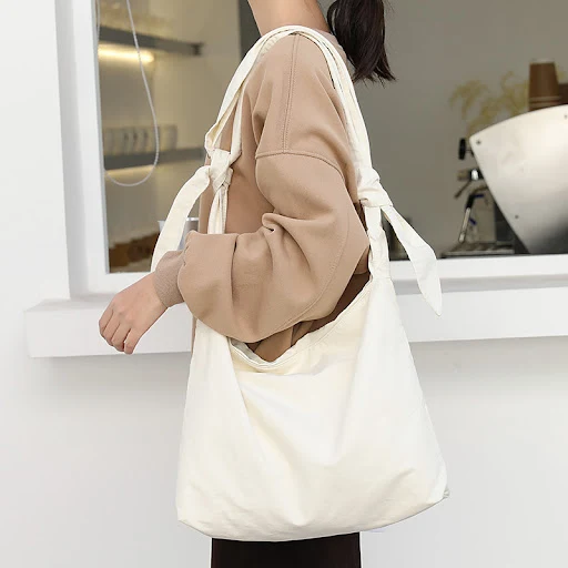 Title 2, Bolsa de ombro casual feminina com nó e cor sól...