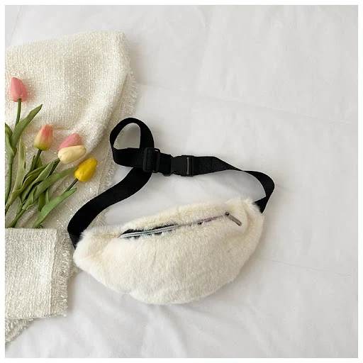 Title 3, Bolsa mensageiro de um ombro com peito fofo, pe...