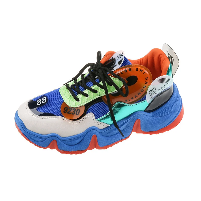 Title 7, Net red thick-soled breathable casual sneakers....