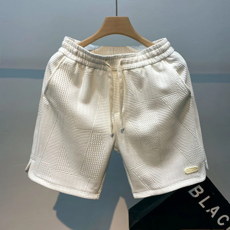 Heren Shorts met Mode Persoonlijkheid Golfpatroon Comfortabele Pasvorm Ademend en Stijlvol Ideaal voor de Zomer Casual Broek Perfect voor Vrije Tijd — foto 8