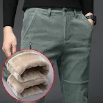 Heren corduroy broek Herfst Winter Warmte en Stijl Comfortabele pasvorm Duurzaam materiaal Klassiek ontwerp Ideaal voor koud weer. — foto 3