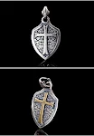 S925 Zilveren Kruis Schild Kettinghanger Donkere Koude Stijl Sterling Zilveren Ketting. Bescherming en stijl, perfect voor dagelijks gebruik. — foto 5