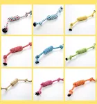 Brinquedo para animais Bola de arrastar com corda de algodão Candy Festival, durável e divertido, ideal para mastigar e puxar. — foto 16