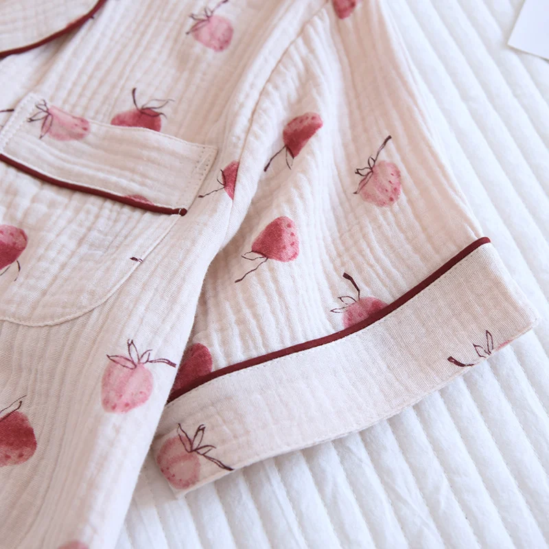 Title 6, Womens Summer Pure Cotton Gauze Short Sleeved ...