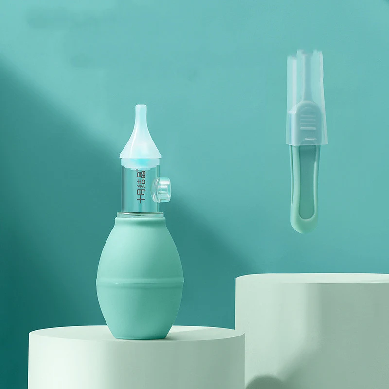 Aspirador Nasal de Silicone para Bebês Recém-Nascidos Remove Mucos e Resfriados Limpador Nasal Suave e Eficaz — foto 4