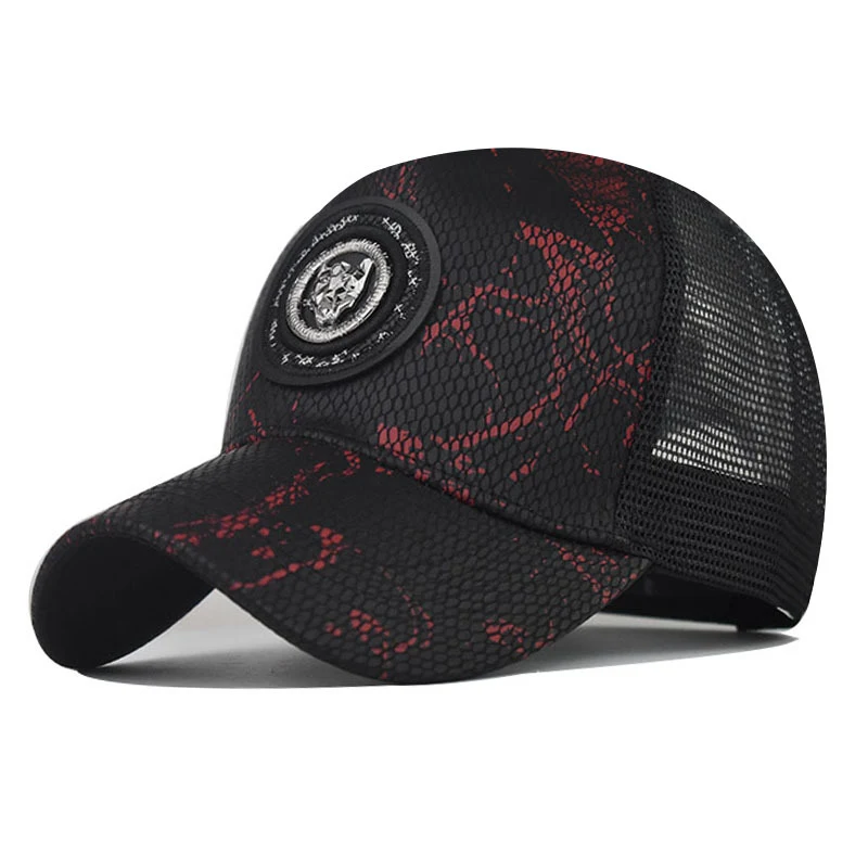 Title 10, Gradient Color Cheetah Baseball Cap for Men Wom...