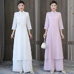 Tea Art Zen Clothes Graceful Improved Cheongsam Dress. Experience enhanced grace and elegance with this beautiful and st — photo 1