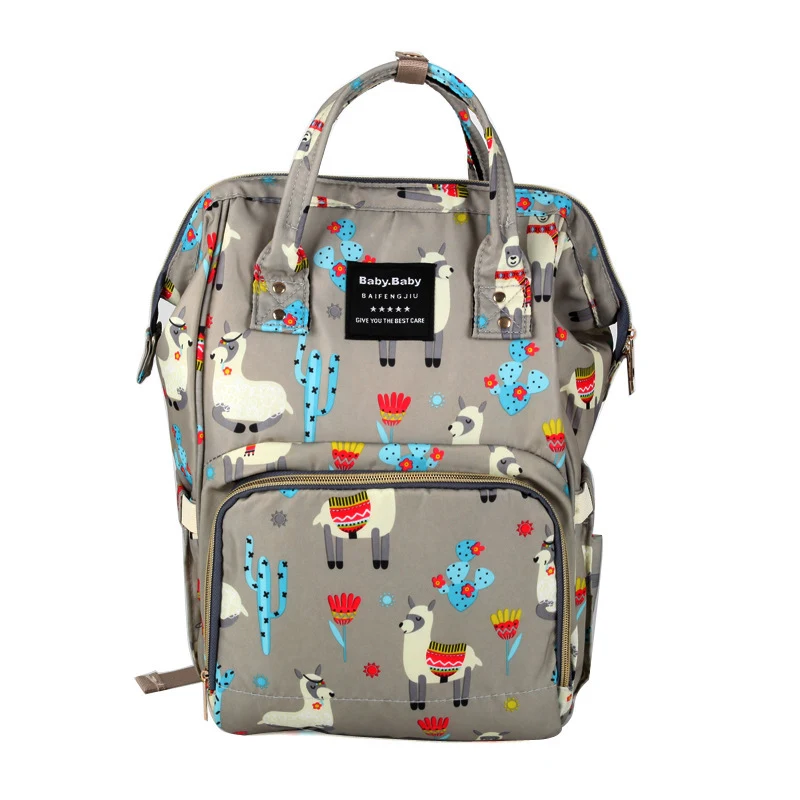 Bolsa para carrinho de bebê mochila multifuncional portátil para mamãe com amplo espaço e diversos compartimentos para organização perfeita. — foto 1