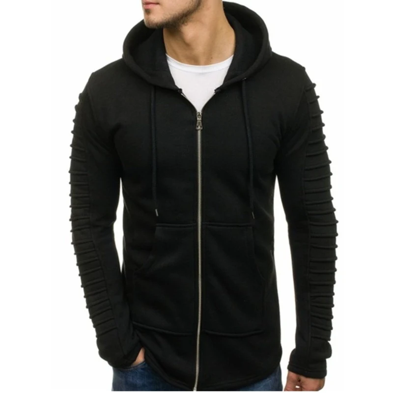 Title 5, Striped pleated hoodie
