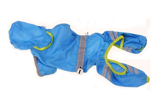 Title 10, Pet Raincoat Dog One-layer Raincoat with Reflec...