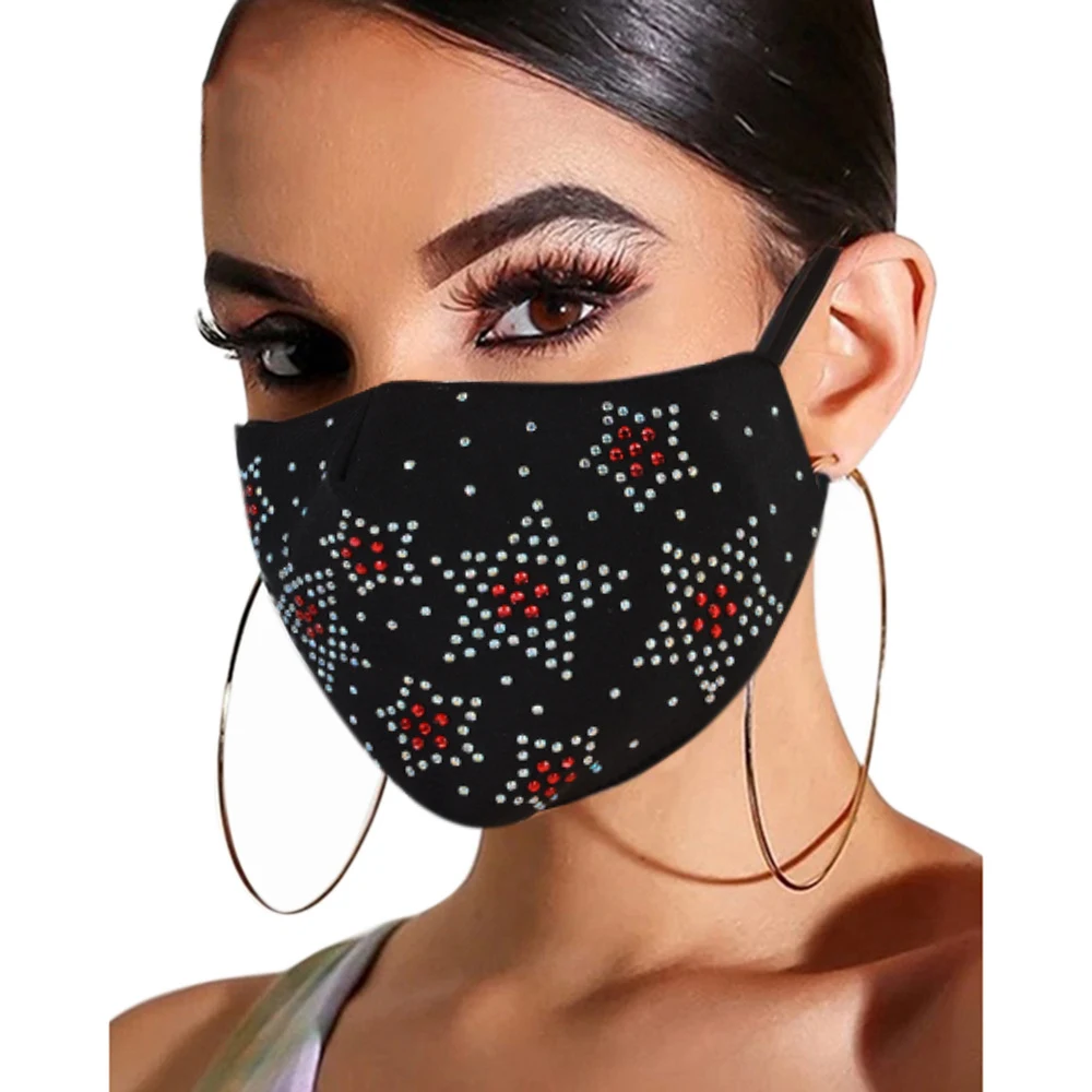Máscaras de Joias com Strass para Primavera e Verão. Destaque-se com elegância e brilho. Perfeitas para festas e eventos especiais. — foto 7