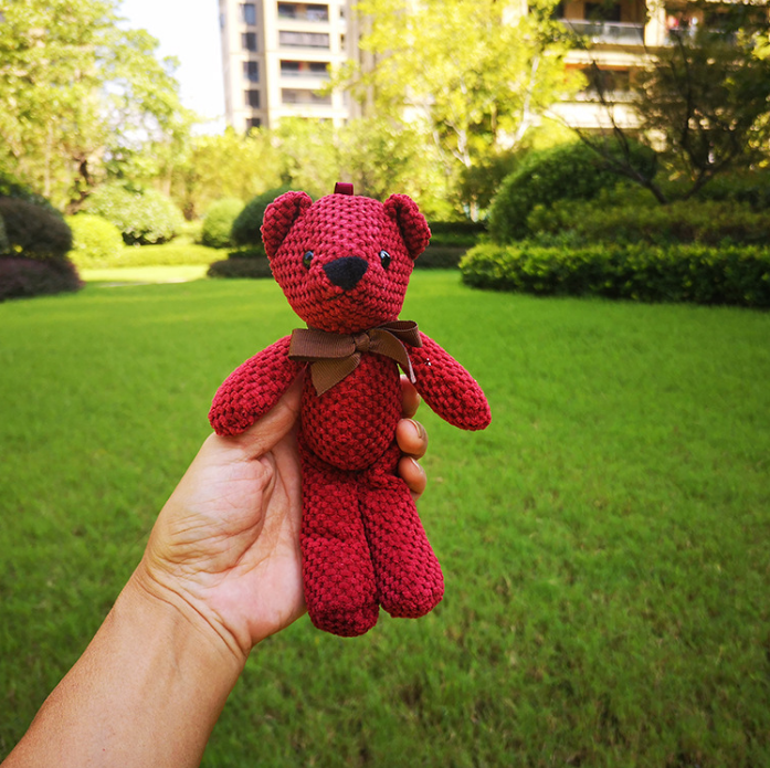 20cm Pineapple Bear Doll Plush Pendant Soft and Cuddly Charm Great for Kids Adorable Gift Idea and Fun Decoration — photo 9