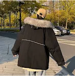 Giacca coreana Dongdaemun in cotone imbottito per coppie, uomo e donna. Calda, comoda e alla moda, ideale per l'inverno. — foto 3