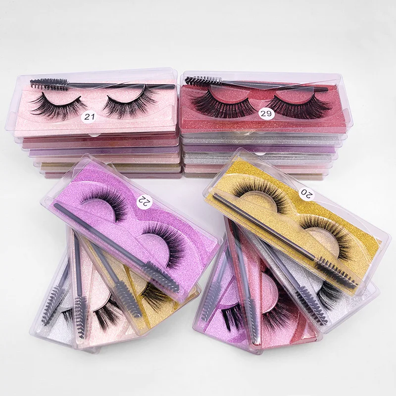Natural 3D False Eyelashes Brush, 1 Pair Set of Imitation Mink Eyelashes, Elongated for a Dramatic Look, Easy Applicatio — photo 8