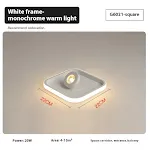 G6021 Square White Frame