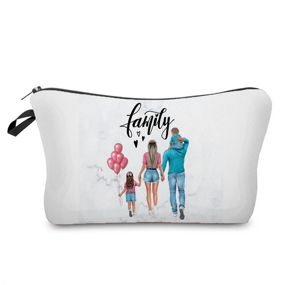 Necessaire estampada mãe e filha, armazenamento e portátil. Mantenha seus cosméticos organizados e leve-os com você com estilo e praticidade. — foto 32