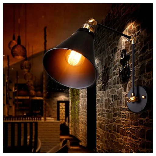 Title 3, Retro folding wall light – classic design meets...