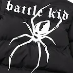 Dark Spider Print Stand Collar Bread Cotton Coat Jacket, Stylish Warmth for Men, Perfect for Autumn and Winter Wear — photo 16