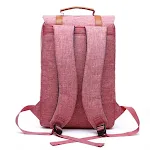 Mochila de lona para computador. Compartimento espaçoso, acolchoamento ergonômico, resistente à água, ideal para viagens, trabalho e escola. — foto 6