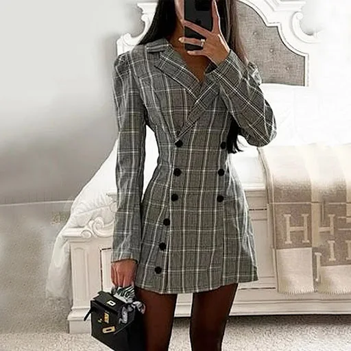 Title 3, Fashion Slim-fitting Suit Jumpsuit Short Skirt ...
