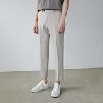 Koreaanse trendy broek met losse pasvorm, casual drape design, stijlvol en comfortabel, perfect voor een casual en modieuze look. — foto 1