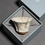 Hand Painted Lotus Master Cup Household Ceramic Cup. Enjoy your favorite beverages with this elegant and artistic cerami — photo 2