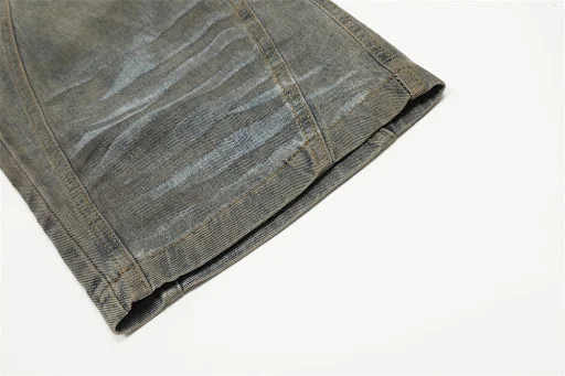 Title 14, Washed Denim Old Dirty Pants For Men. Experienc...