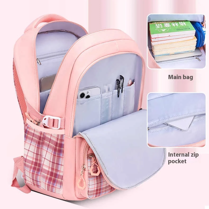 Mochila Infantil Leve com Proteção da Coluna Redução de Carga Ampla Capacidade Conforto e Segurança para Crianças — foto 1