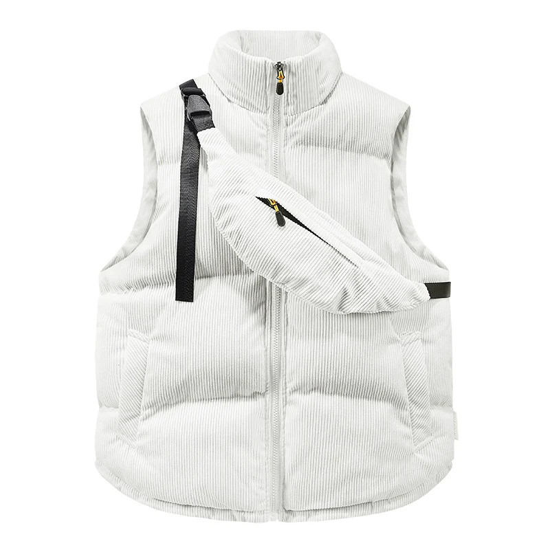 Title 4, Casual Down Warm Vest Cotton-padded Coat Perfec...