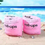 Boia de braço inflável para natação ao ar livre Anel flutuante rolo PVC Manga cilíndrica inflável para água — foto 6